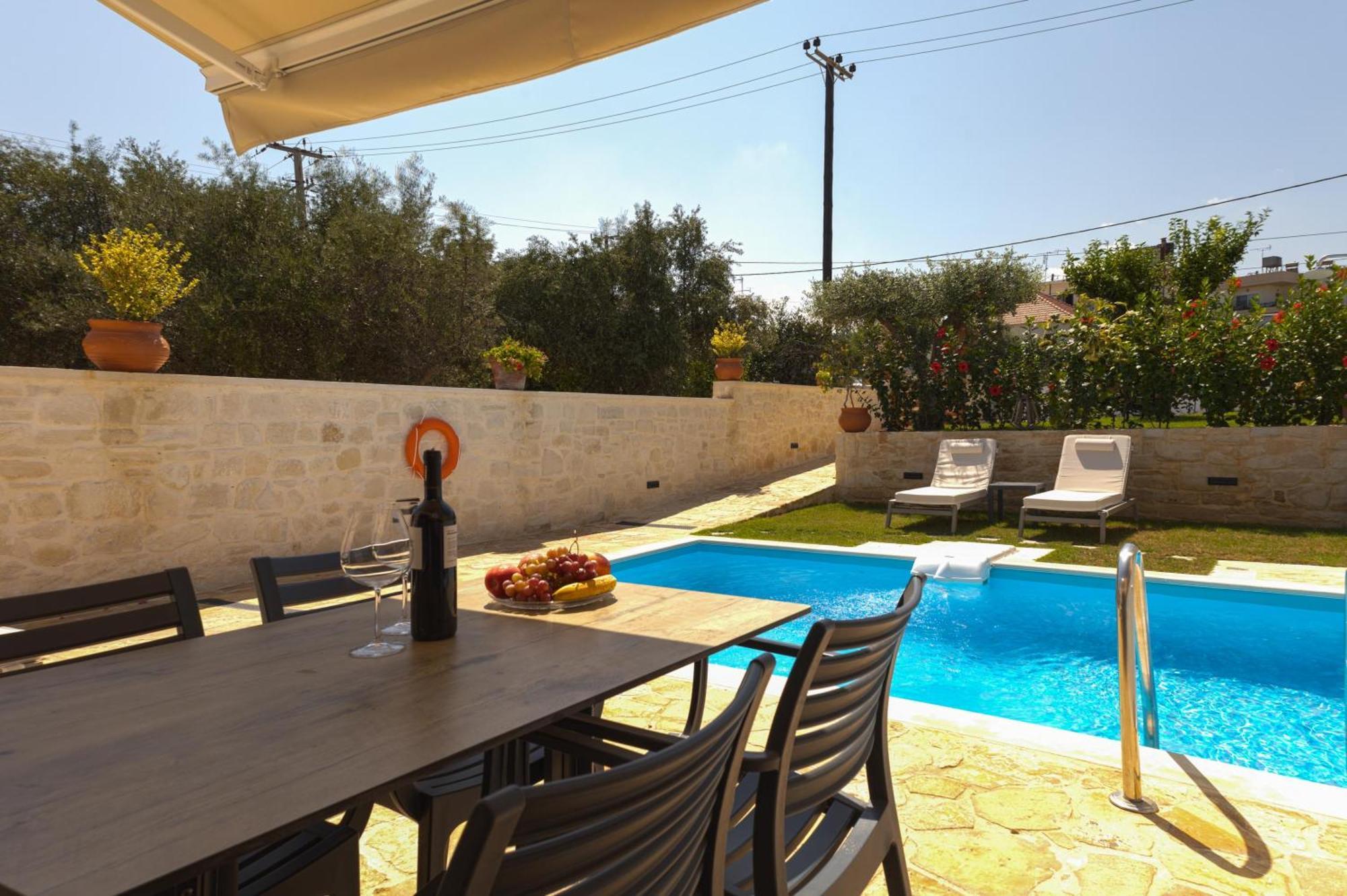 Sun Flower Villas With Sea View Agia Marina  Exterior photo